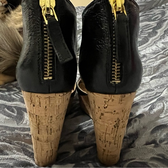Nine West Leather Platform Sandals sz 6 - Picture 3 of 8